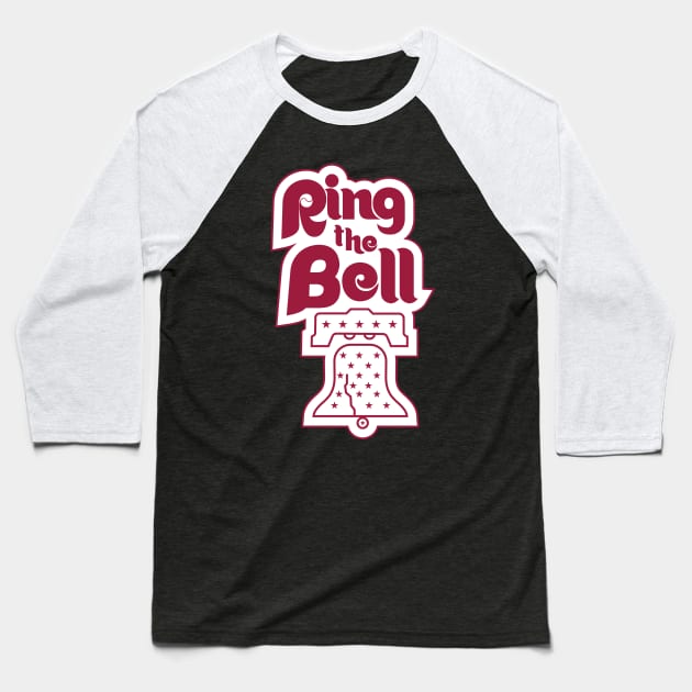 Philly Ring The Bell Philadelphia Baseball Christmas Vintage Baseball T-Shirt by kim.id